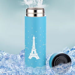 CJ018 Stainless steel Heat insulating bottle Tower Small Straight bottle Creative Water Bottle Portable Drinkware