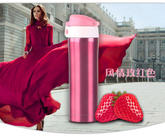 CJ016 Heat Insulating Bottle Bounce Bottle Automotive Stainless Steel bottle Drink Water Bottle Drinkware Outdoor Portable