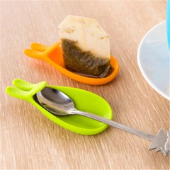Creative Silicone Gel Rabbit Shape Tea Infuser Bag Holder Candy Colors Mug Gift-F1FB