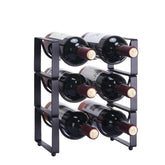 Modern Simple Superposition Wine Rack Ornaments Wine Bottle Holder Wine Cabinet Iron Creative Wine Rack More Type Can Be Choose