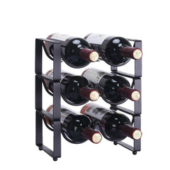 Modern Simple Superposition Wine Rack Ornaments Wine Bottle Holder Wine Cabinet Iron Creative Wine Rack More Type Can Be Choose
