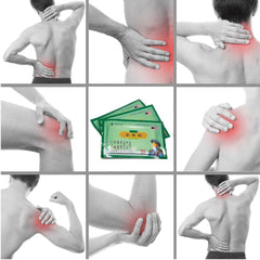 8Pcs/Bag Self-heating Green Plaster China Traditional Plaster Shen Nong Miao Cold Stick Pain Relief Patch