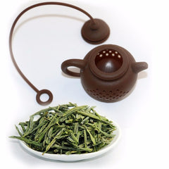 HELLOYOUNG High quality New Creative Silicone Tea Bag tea pot shape tea Filter Infusers safe clean 1 pcs