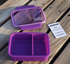 CJ012 Bento box Cartoon cute Single sealed plastic lunchbox square box can microwave sandwiches Food Container Meal Box