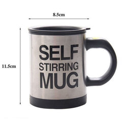 CJ021 350ml Automatic coffee mixing mug drinkware stainless steel coffee self stirring electic cooking tool tea cup