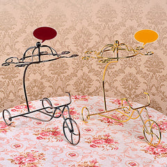 New Hot Decorative Retro Metal Wine Bottle Storage Holder Rack Bar Display Stand Bracket Barware Supplies Accessories Decoration