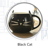 HELLOYOUNG Cute Cat Coffee Mug Animal Milk Mug Ceramic Creative Coffee Porcelain Tea Cup Nice Gifts