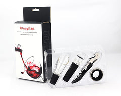 Red Wine Opener Gift Set Wine Bottle Accessories Gift Set For Wedding Birthday Anniversary