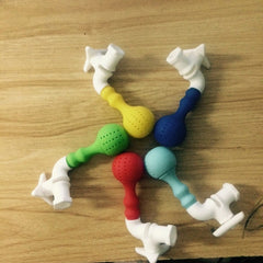 CJ162 Creative 1pc Silicone Water Tap Faucet Shape Tea Infuser Puer Tea Strainer Herbal Spice Filter Flower Tea Bag