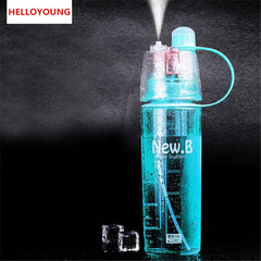 CJ129 Water bottle sport Spray bottle Cycling outdoor Moisturizing shaker Transparent Travel Plastic Water Camping Drinkware