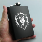 8OZ Ounce Elvis Skull KGB Godfather Stainless Steel Black Whiskey Vodka Hip flask Portable Flagon Alcohol Bottle