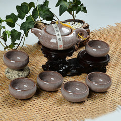 CJ258 High Quality 7 pcs/lot China Dehua Colorful ceramic cup Binglie tea cup Beautiful Environmental protection