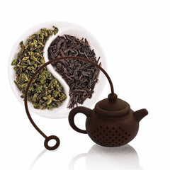 HELLOYOUNG High quality New Creative Silicone Tea Bag tea pot shape tea Filter Infusers safe clean 1 pcs