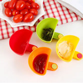 CJ135 Dip Bowl for Assorted Salad Sauce Ketchup Jam Flavor Sugar Spices Dip Clip Cup Bowl Saucer Kitchen Accessories gadgets
