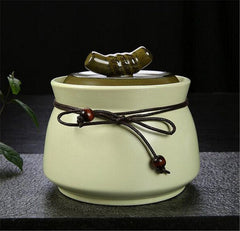 CJ188 Ceramic Tea Caddy Ceramic Tea Box Tea Sets Zero Accessories Tea Canister Ceramic Sealed Cans