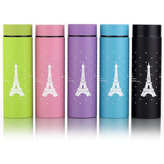 CJ018 Stainless steel Heat insulating bottle Tower Small Straight bottle Creative Water Bottle Portable Drinkware