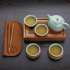 Chinese traditions Bamboo tea tray solid bamboo tea board kung fu tea tools for cup teapot crafts tray,Chinese culture Tea Set
