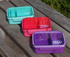 CJ012 Bento box Cartoon cute Single sealed plastic lunchbox square box can microwave sandwiches Food Container Meal Box