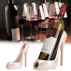 High Heel Shoe Wine Bottle Holder Hanger Red Wine Rack Support Bracket Bar Accessories Table Decoration Modern Style