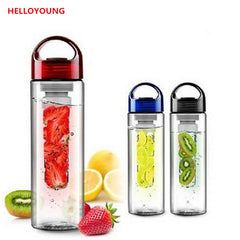CJ013 Fruit Infuser/Infusing Drinking water bottle Lemon bottle Fruit Juice maker bike/travel bottles BPA Free 700ml Drinkware