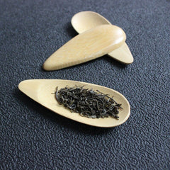 Cute Melon seed shape Drop-shaped Handmade Mini Bamboo Tea Scoops Kung Fu Tea Spoon Black Green Tea Shovel Gift For Friends 1PC