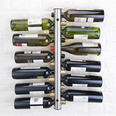Creative Wine Rack Holders 12 Holes Home Bar Wall Grape Wine Bottle Holder Display Stand Rack Suspension Storage Organizer