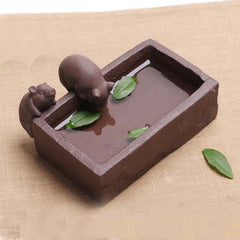 CJ280 Creative DIY Purple Sand Tea Pet Pig Furnishing Articles Home Decoration Kung Fu Tea Accessories