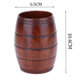 11*6cm Wood Cup Natural Classical Handcrafted Jujube Big Belly Beer Coffee Milk Juice Tea Cup Tumbler