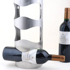 1PC 3 or 4 Hole Stainless Steel Wall Mounted Wine Holder Rack Household Wine Bottle Holder For Homeuse With Screws
