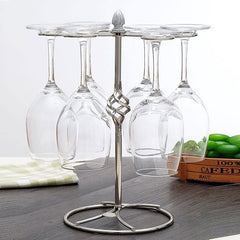 Creative Metal Wine Rack Hanging Wine Glass Holder Bar Stand Bracket Display Stand Bracket Decor