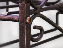 Wall-mounted four-bottle six-cup wine rack Wine Storage Shelf Hanging Shelf Barware Supplies Bar Wall Decor