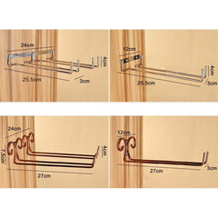 Hanging Metal Wine Cup Rack Silver/Gold Bar Single/Double Rack Wine Stemware Glass Bottle Goblet Inverted Holder