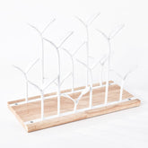 Metal Wine Rack Modern Crafts Artwork Gift Wine Holder Figurine Creative Wine Bottle Stand Home Decoration Accessory