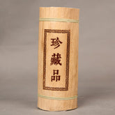 HelloYoung500g Yunnan Puerh Tea Dragon Pillar Bamboo Tube Bingdao Old Tree Puer tea Pu-erh Tea