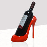 Resin High Heel Shoe Shaped Wine Bottle Holder Stylish Wine Shelf Rack Wedding Party Gift Home Kitchen Bar Accessories