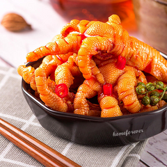 3 Bags Chinese Specialty Hot Three Squirrels Spicy Boneless Chicken Feet Snacks