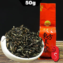 HelloYoung Taiwan Oolong Tea, Dongfang Meiren Oriental Beauty, White Wulong 50g
