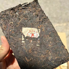 1kg Yunnan Aged Pu'er Ripe Tea Brick Old Puerh Tea Cooked Pu-erh Brick Tea