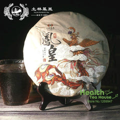 HelloYoung TuLin Phoenix Ripe Puer Tea "China Feng Huang" Shu Puerh Tea 357g