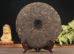 Menghai Peacock Hometown Pu'er Pu-erh Tea Ripe Puer Cake Shu 357g