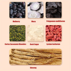 100% Kidney Tea Ginseng Six Treasure Tea Chinese Herbal Tea Kidney Formula