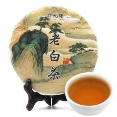 HelloYoung Landscape CHinese White Tea Old Bai Cha Tea Leaf Cake 350g
