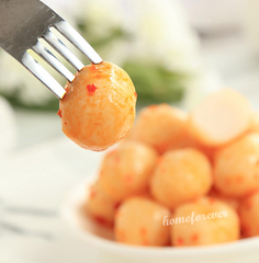 Three Squirrels Fish Ball Snacks Food 120g x 2 Bags Naughty Fish Egg