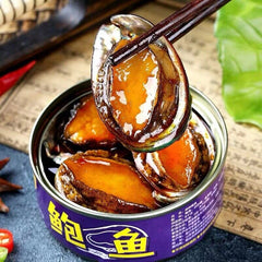 麻辣小海鲜罐头八爪鱼鲍鱼罐头麻辣龙虾尾罐头蒜蓉生蚝海鲜零食 Kleine würzige Meeresfrüchte in Dosen
