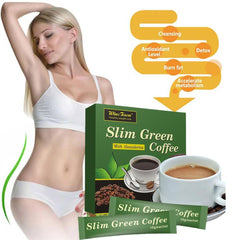 Slim Green Coffee with Ganoderma Control Weight Detox Tea Weight Loss 18pcs/box