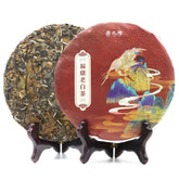 HelloYoung FuDing Old Tree Bai Cha Chinese White Tea Cake 350g