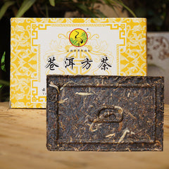 Xiaguan Tuocha Raw Cang Er Fang Zhuan Tea Shen Pu Erh Aged Tea Brick 250g