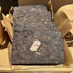 1kg Yunnan Aged Pu'er Ripe Tea Brick Old Puerh Tea Cooked Pu-erh Brick Tea