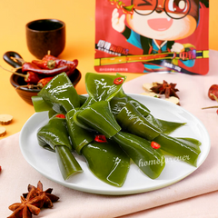 Chinese Spicy Snacks Party Food 100g x 3 三只松鼠香辣海带结 Three Squirrels Seaweed Knots