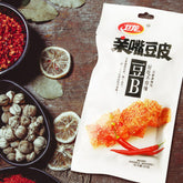 Weilong Chinese Specialty Snack Food Latiao 卫龙辣条亲嘴豆皮零食小吃3袋(60克/袋)